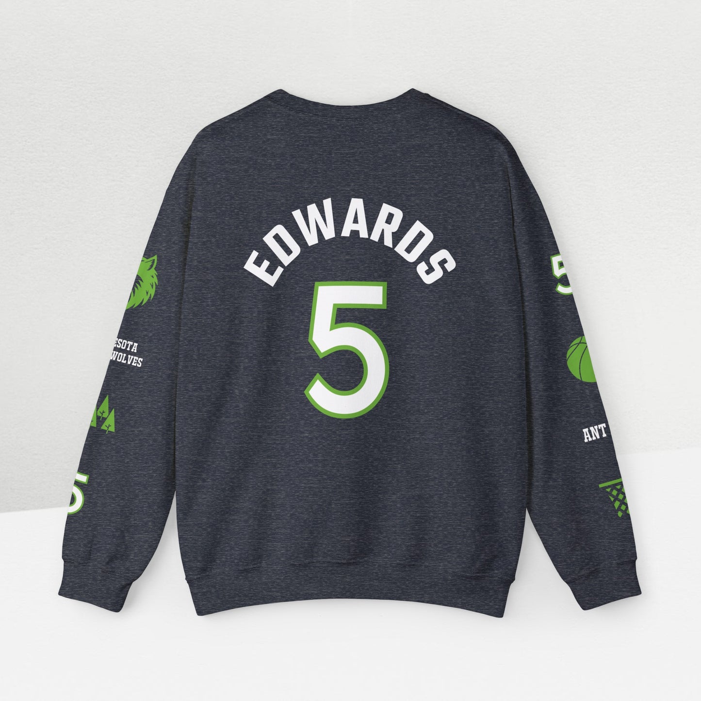 Wolves #5 - Anthony Edwards Graphic Sweatshirt