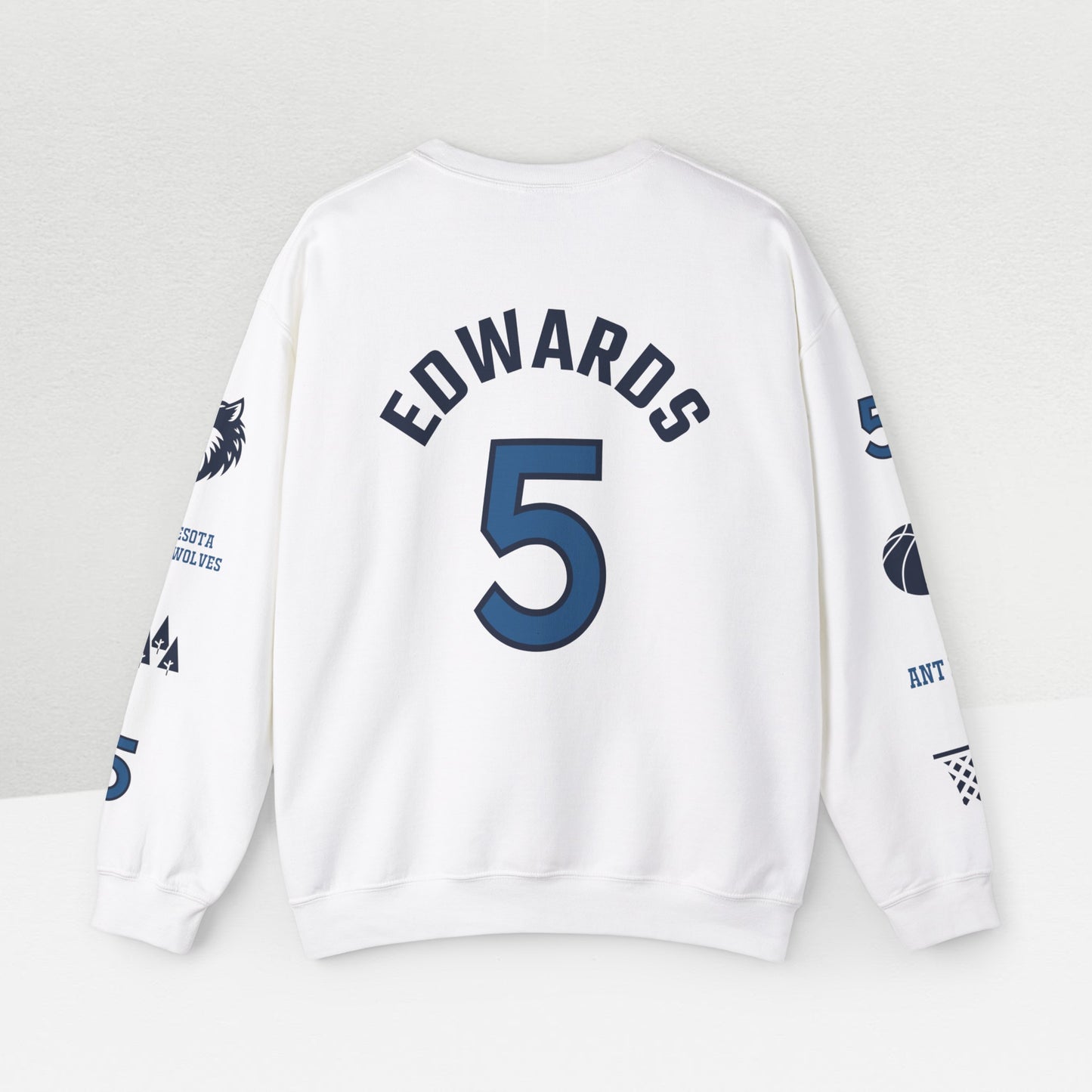 Wolves #5 - Anthony Edwards Graphic Sweatshirt