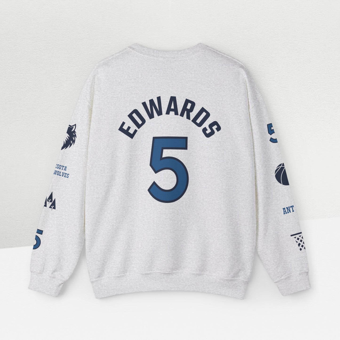 Wolves #5 - Anthony Edwards Graphic Sweatshirt